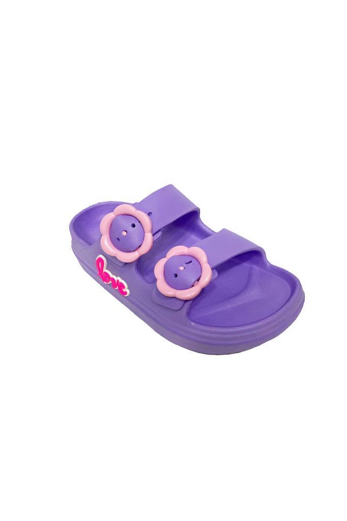 Ayfox 1006-24 Love Figürlü Suya Dayanıklı Kız Çocuk Terlik 31-35