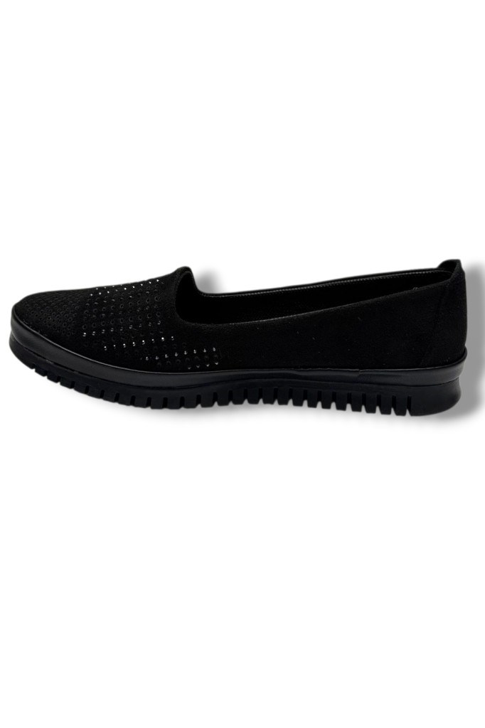 Ayzen S160-26 Süet Taşlı Ultra Soft Anatomik Kadın Ayakkabı