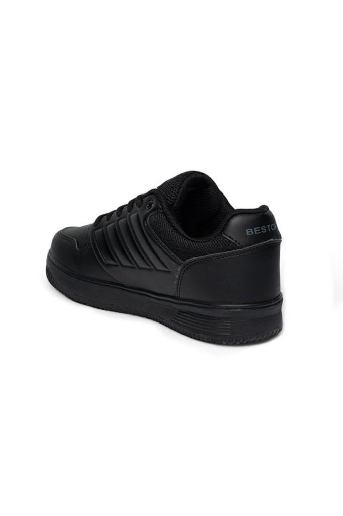 Best Of 074-25 Deri Slash Anatomik Sneaker Siyah 36-40