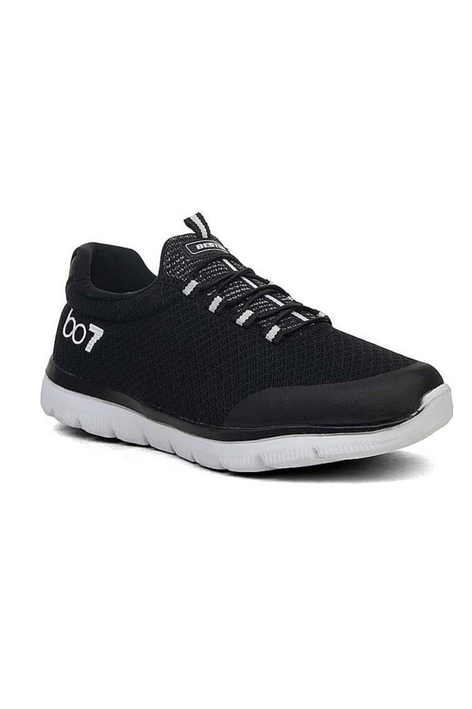 Best Of 085-25 Triko Slip On Anatomik Erkek Sneaker Siyah Beyaz
