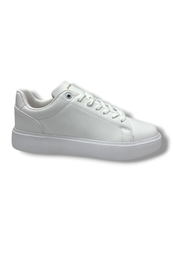 Best Of 2083-26 Baskı Deri Anatomik Erkek Sneaker