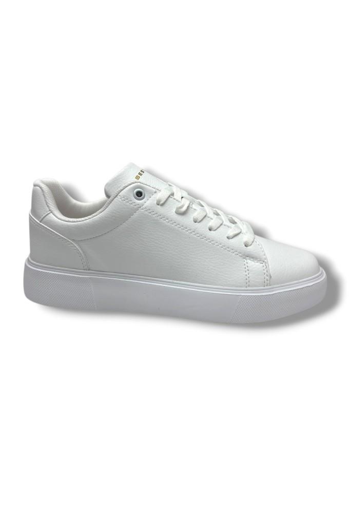 Best Of 2083-26 Baskı Deri Anatomik Erkek Sneaker