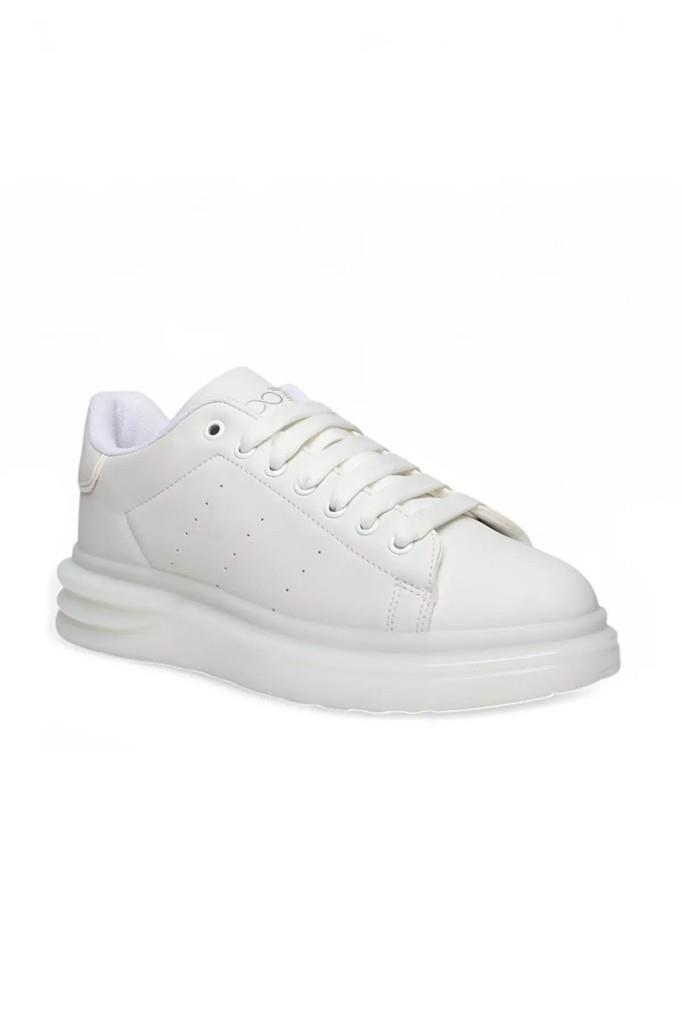 Best Of 628-26 Cilt Deri Anatomik Taban Bağcıklı Erkek Sneaker