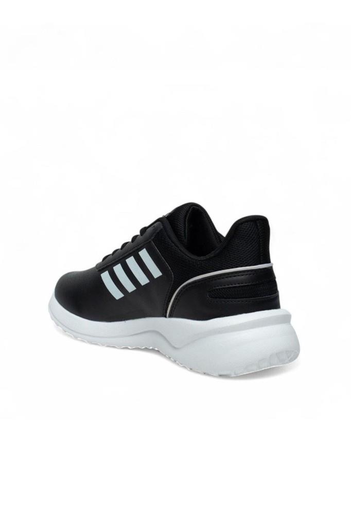 Best Of B100-26 Deri Anatomik Erkek Sneaker Siyah Beyaz