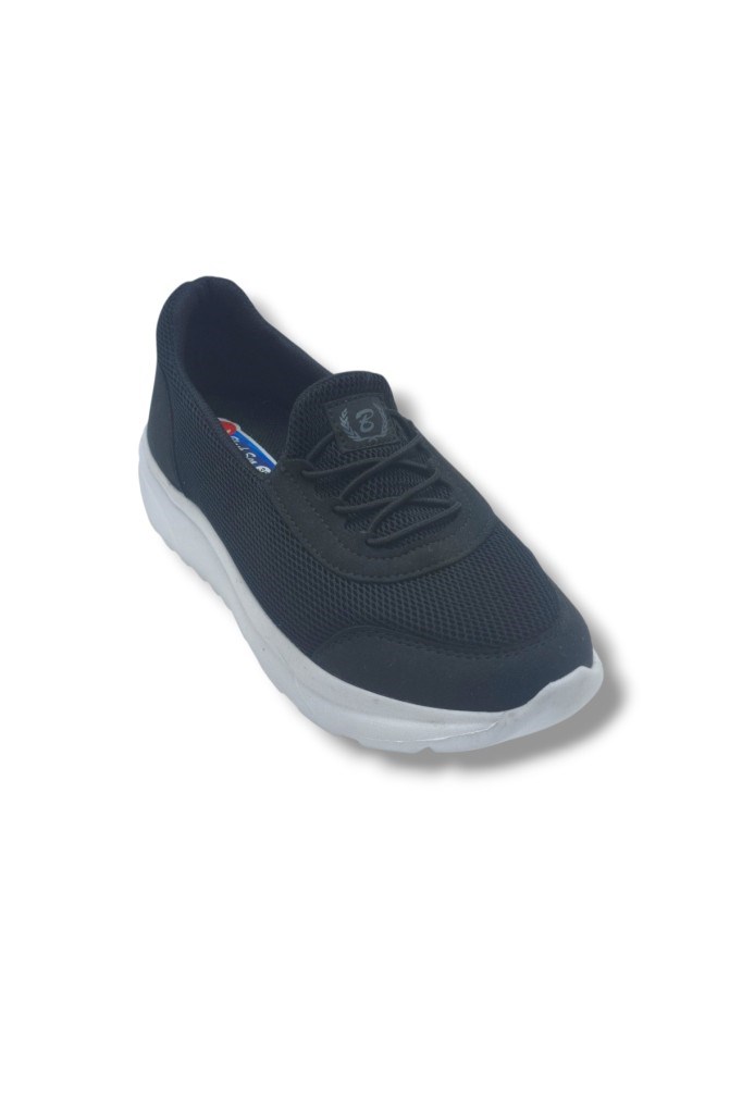 Black Sea 626-26 Anorak Anatomik Taban Kadın Sneaker Siyah Beyaz