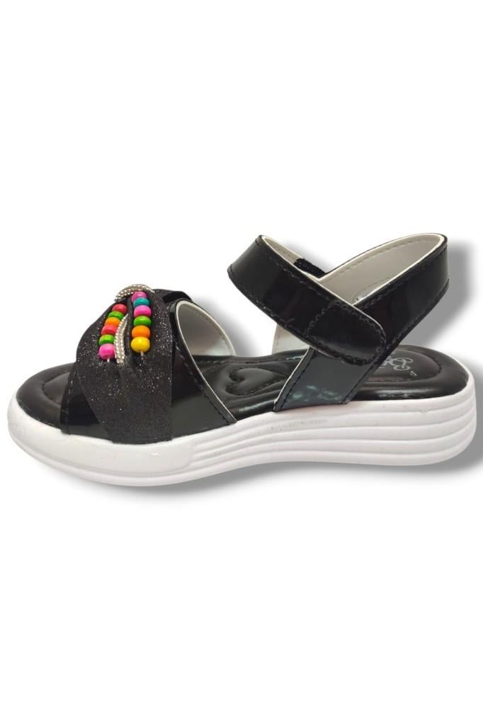 Butiqe 1809-25 Boncuk Taşli Anatomik Kız Çocuk Sandalet 31-35