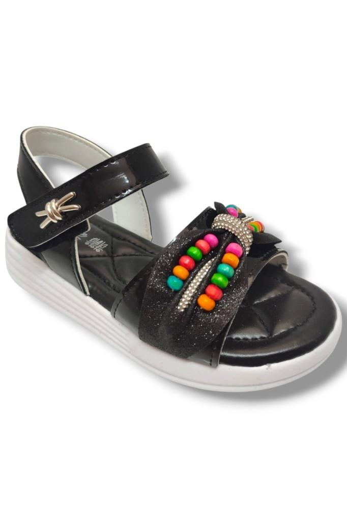 Butiqe 1809-25 Boncuk Taşli Anatomik Kız Çocuk Sandalet 31-35