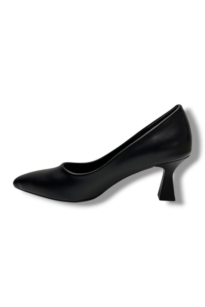 C-Shoes 349-26 Cilt Deri Orta Boy Topuklu Kadın Stiletto