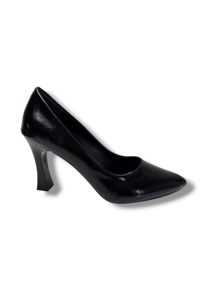 C-Shoes 349-26 Kırışık Rugan Deri Kadın Stiletto