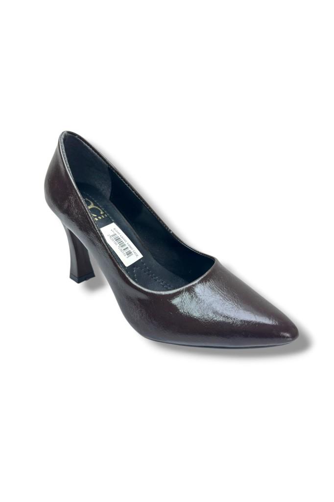 C-Shoes 349-26 Kırışık Rugan Deri Kadın Stiletto