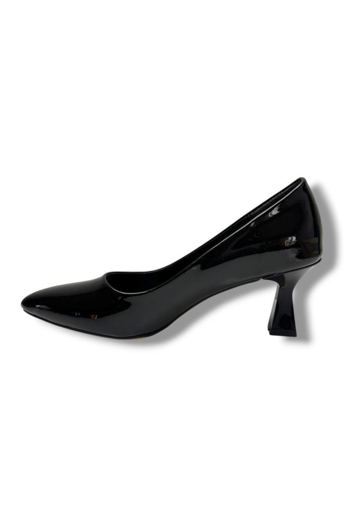 C-Shoes 349-26 Rugan Deri Orta Boy Topuklu Kadın Stiletto