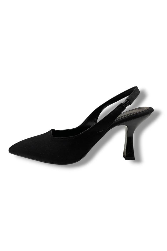 C-Shoes 809-25 Zara Arkası Açık Kısa Topuk Kadın Ayakkabı