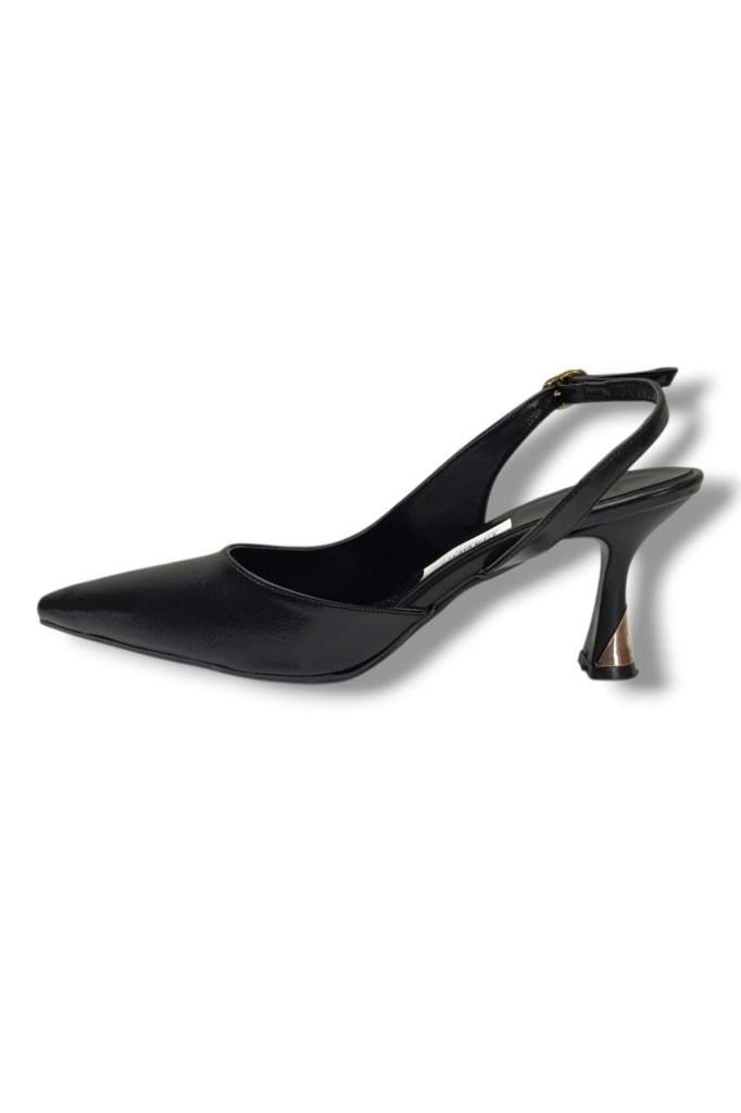 C-Shoes BÇ93-26 Yıkama Cilt İnce Topuk Arkası Açık Kadın Stiletto (8cm)