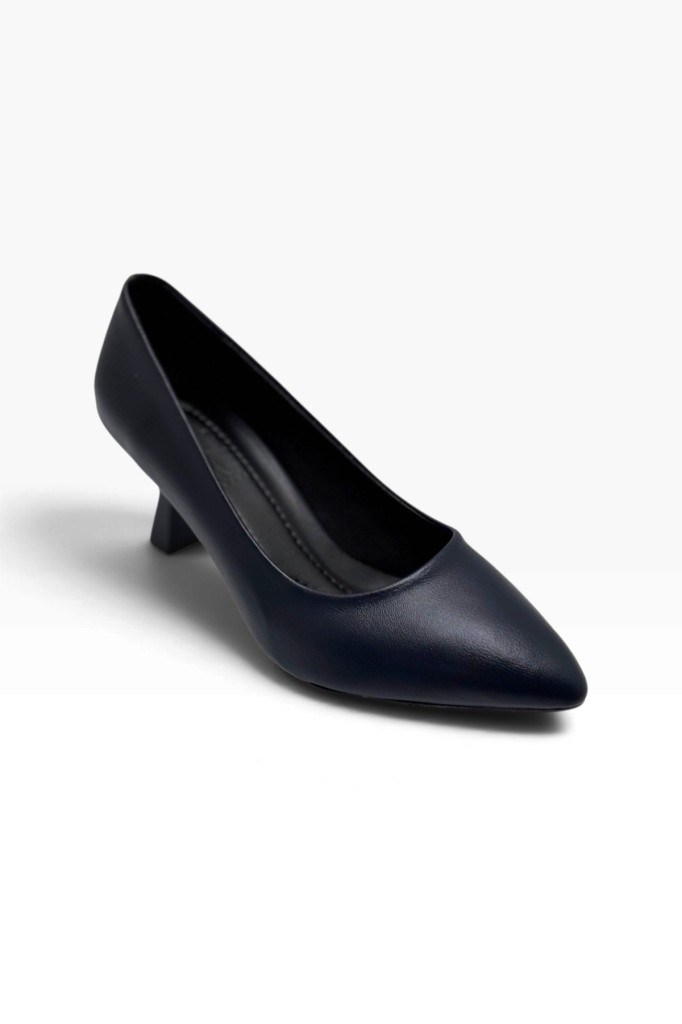 C-Shoes BJ249-26 Cilt Deri Orta Boy Topuklu Kadın Stiletto