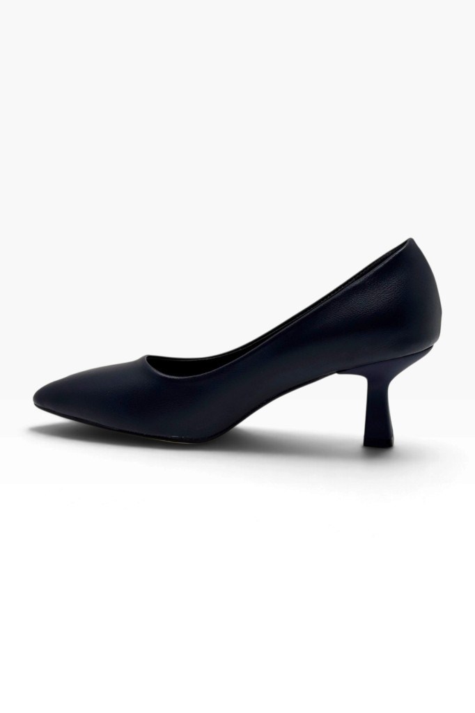 C-Shoes BJ249-26 Cilt Deri Orta Boy Topuklu Kadın Stiletto