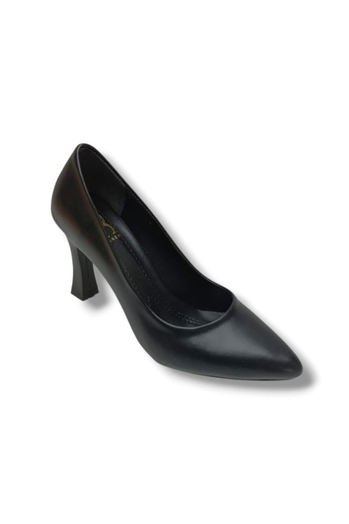 C-Shoes BJ349-26 Cilt Deri Yüksek Topuklu Kadın Stiletto