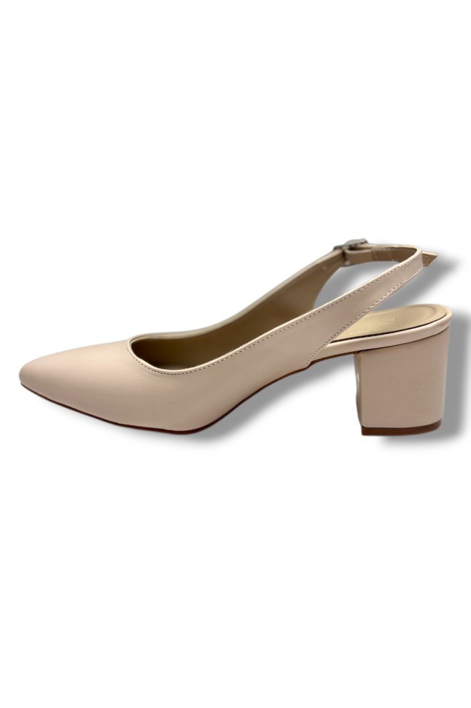 C-Shoes CV100-26 Cilt Sivri Burun Kalın Topuklu Kadın Ayakkabı(6cm)