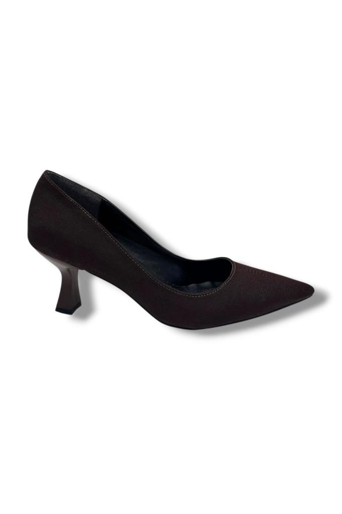 C-Shoes NB200-26 Süet Deri Orta Boy İnce Topuk Kadın Stiletto