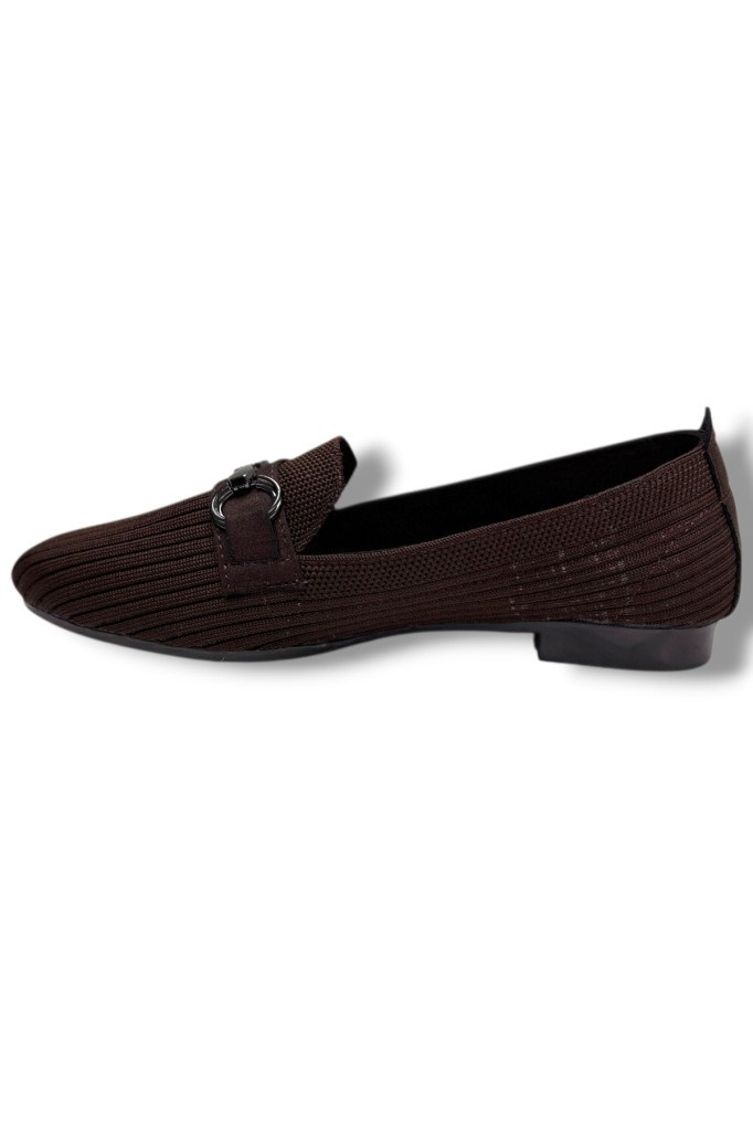 C-Shoes SG3185-26 Triko Taşlı  MW Toka Anatomik Kadın Babet