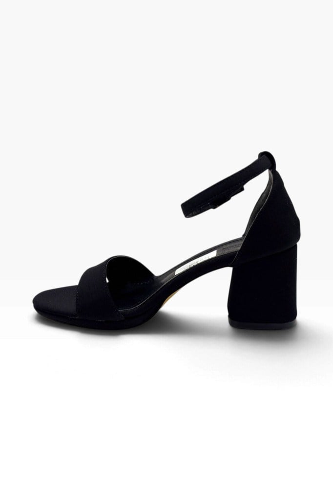 C-Shoes VM307-26 Saten Tek Bant Kalın Topuk Kadın Sandalet