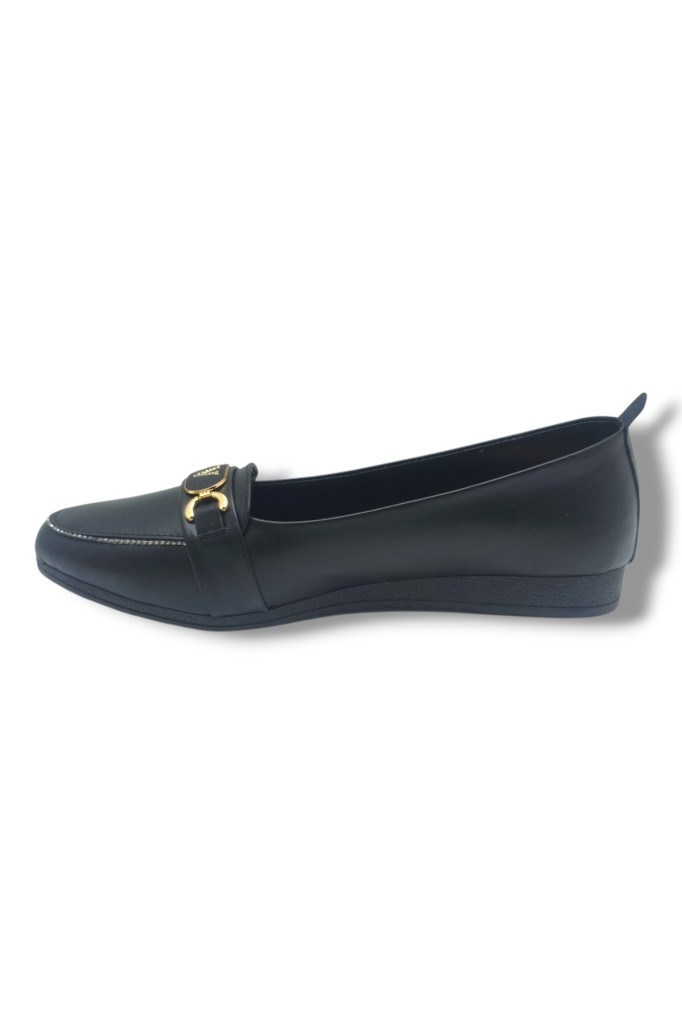C-Shoes YS3008-26 Cilt Taşlı V Toka Anatomik Kadın Babet 41-42