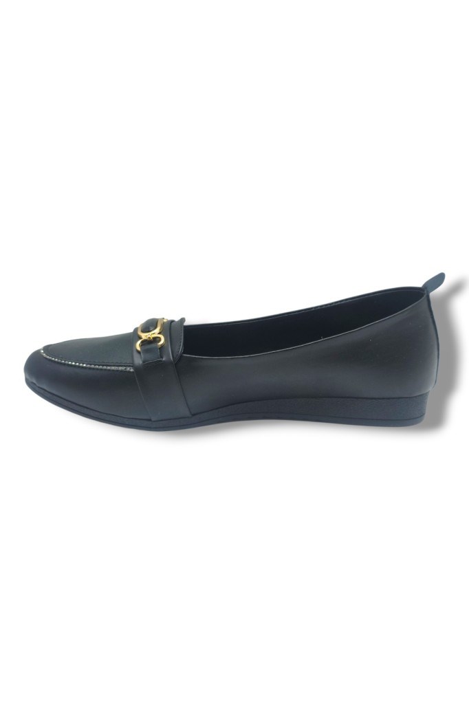 C-Shoes YS3069-26 Cilt Taşlı Elips Toka Anatomik Kadın Babet 41-42