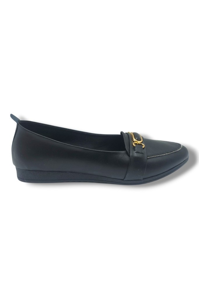 C-Shoes YS3069-26 Cilt Taşlı Elips Toka Anatomik Kadın Babet 41-42