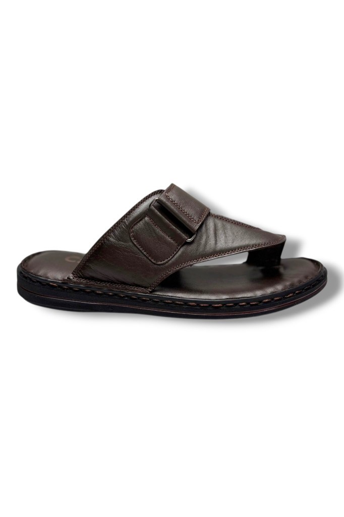 Cakgo 120-26 Hakiki Deri Ultra Soft Parmak Arası Anatomik Erkek Terlik 40-47