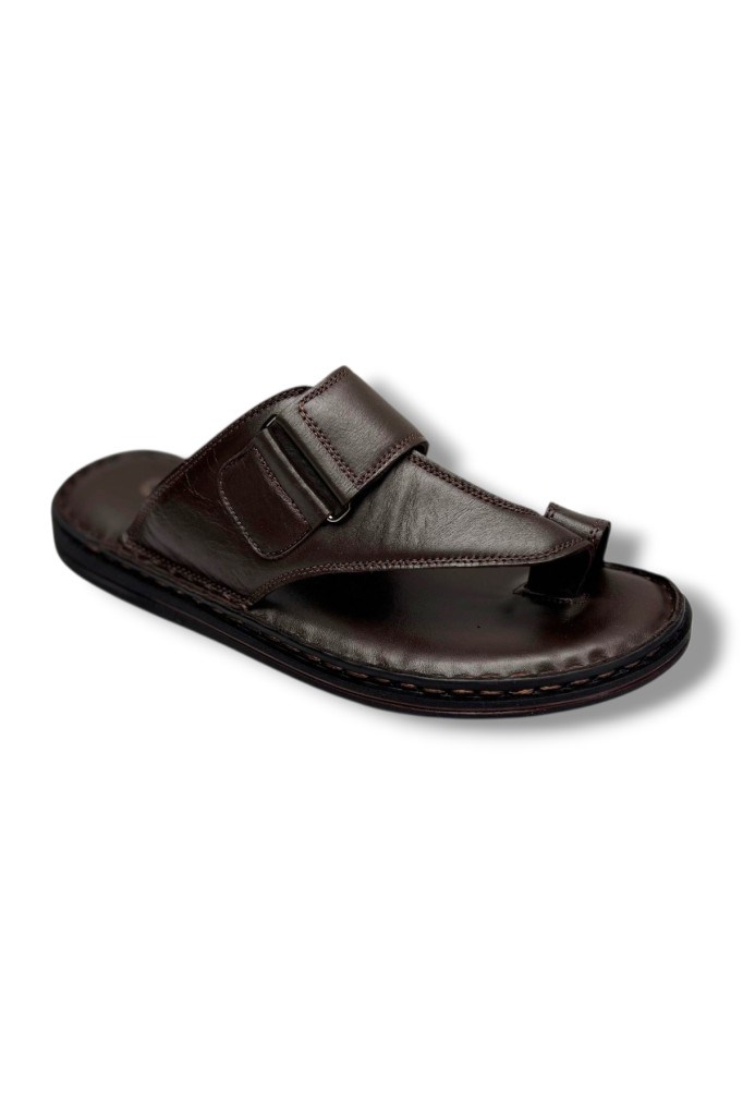 Cakgo 120-26 Hakiki Deri Ultra Soft Parmak Arası Anatomik Erkek Terlik 40-47