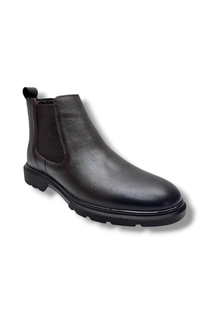 Cakgo 163-26 Hakiki Deri Anatomik Lastikli Chelsea Erkek Bot