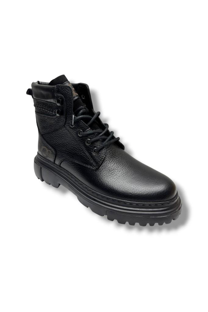 Cakgo 190-26 Hakiki Deri Anatomik Bağcıklı Erkek Bot