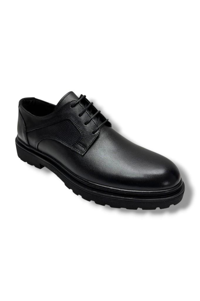 Cakgo 2007-26 Hakiki Deri Anatomik Taban Bağcıklı Erkek Ayakkabı