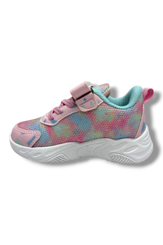 Cakgo Kuromi 724-26 Anorak Parlak Deri Anatomik Kız Çocuk Sneaker Pembe Yeşil 31-35