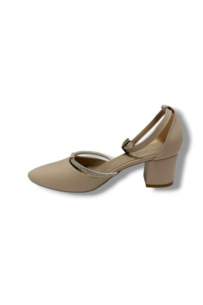Cakgo Shoes 414-26 Kalın Topuklu Kadın Ayakkabı