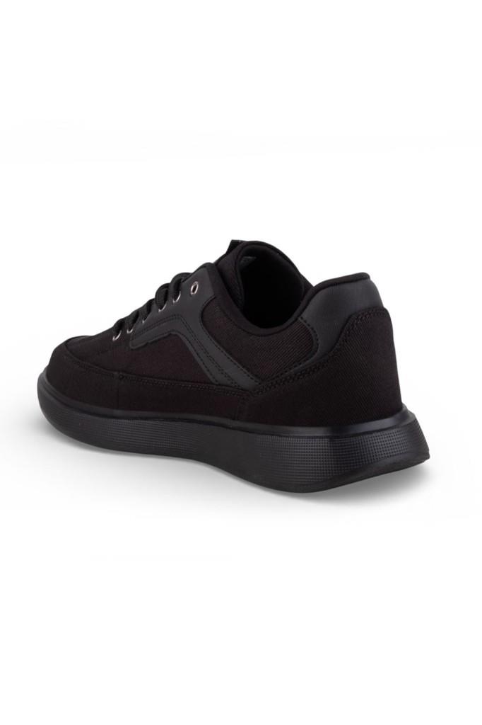 Carrano 1157-26 Dayanıklı Tekstil Anatomik Erkek Sneaker Sade Siyah