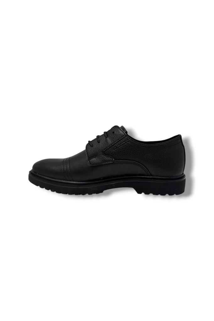 Conteyner 455-26 Baskı Deri Casual Erkek Ayakkabı