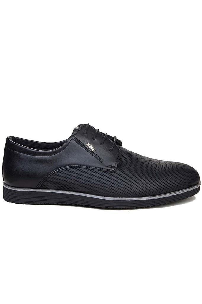 Conteyner 68207-24 Baskı Deri Anatomik Erkek Ayakkabı