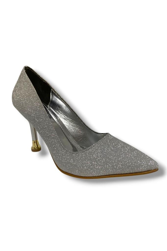 Cshoes 751-25 Simli İnce Topuk Kadın Stiletto