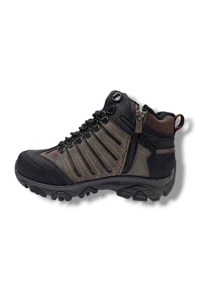 Dakırs 116-26 Deri Outdoor Kürklü Fermuarlı Çocuk Bot 36-39