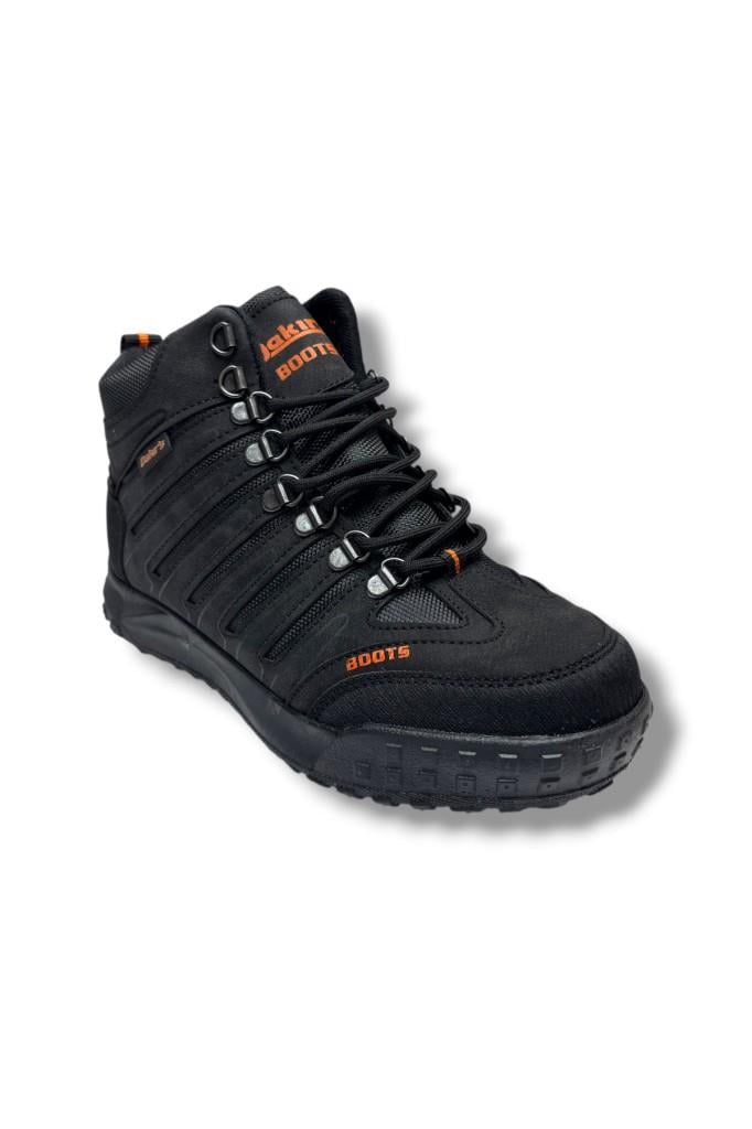 Dakırs 116-26 Deri Outdoor Kürklü Fermuarlı Erkek Bot