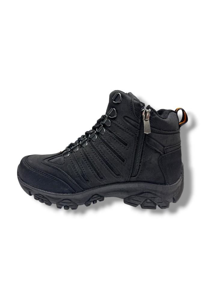 Dakırs 116-26 Deri Outdoor Kürklü Fermuarlı Çocuk Bot 36-39