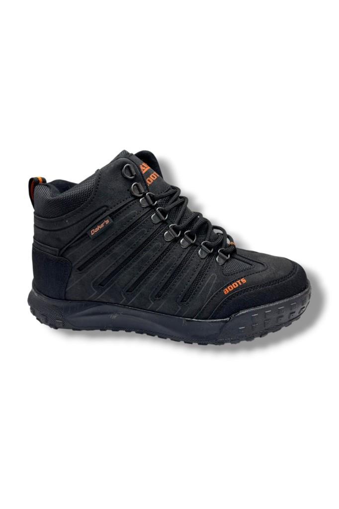Dakırs 116-26 Deri Outdoor Kürklü Fermuarlı Erkek Bot