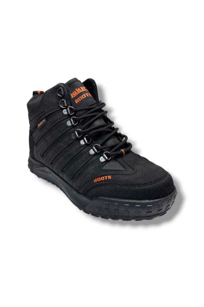 Dakırs 116-26 Deri Outdoor Kürklü Fermuarlı Erkek Bot