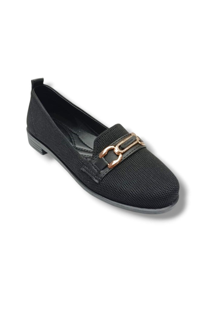 Defne 790-26 Triko Fashion Tokalı Anatomik Kadın Babet
