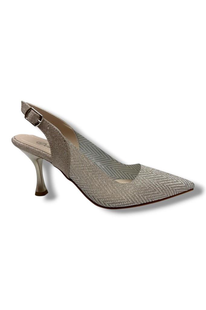 Desire 616-26 Siimli Saten İnce Topuk Kadın Stiletto 8,5cm