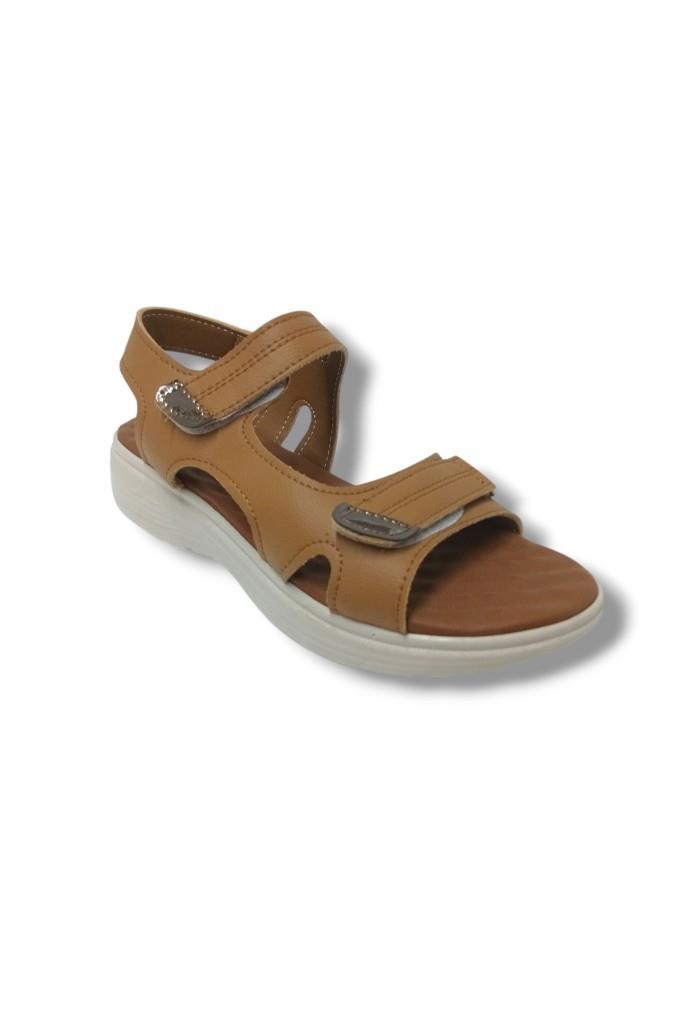 Diva Mod 805-25 Deri Anatomik Cırt Bant Kadın Sandalet