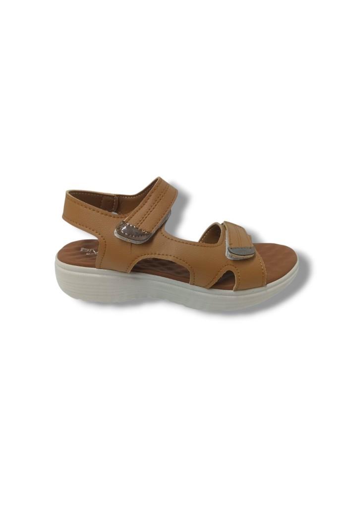 Diva Mod 805-25 Deri Anatomik Cırt Bant Kadın Sandalet