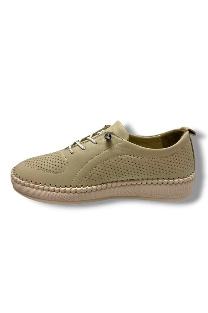 DM 212-25 Hakiki Deri Anatomik Slip On Kadın Ayakkabı