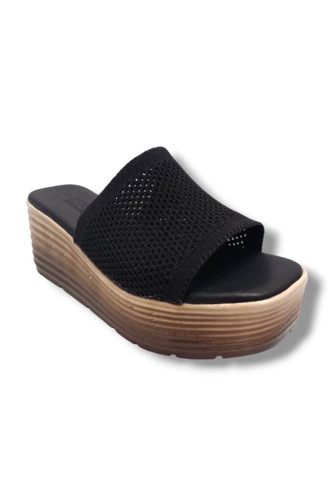 Efsun 3005-25 Triko Anatomik Dolgu Topuk Kadın Terlik