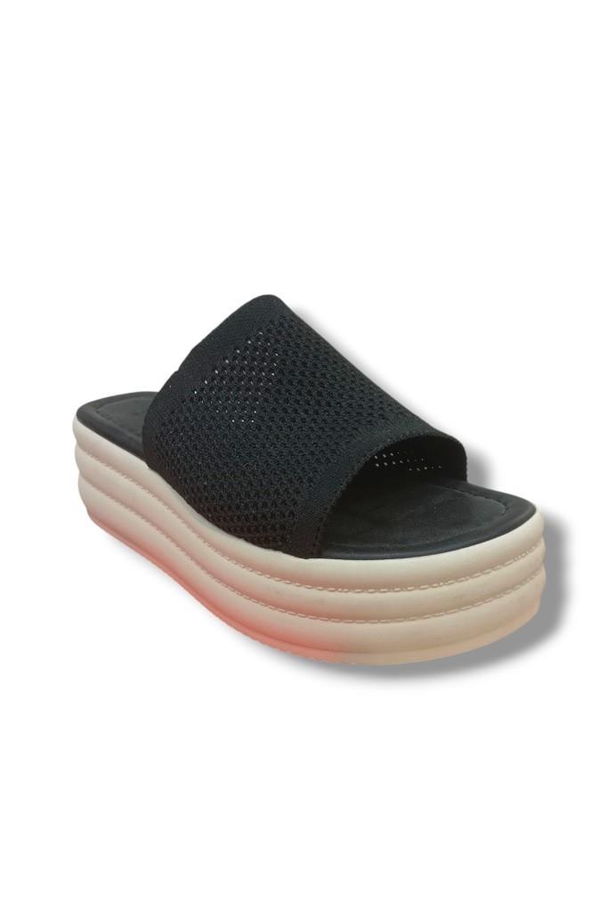 Efsun 3009-25 Triko Anatomik Dolgu Topuk Kadın Terlik